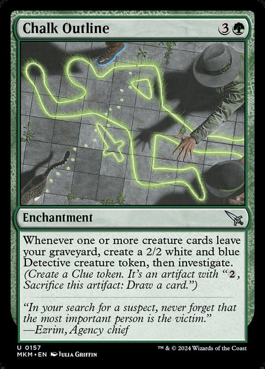 Chalk Outline Magic The Gathering