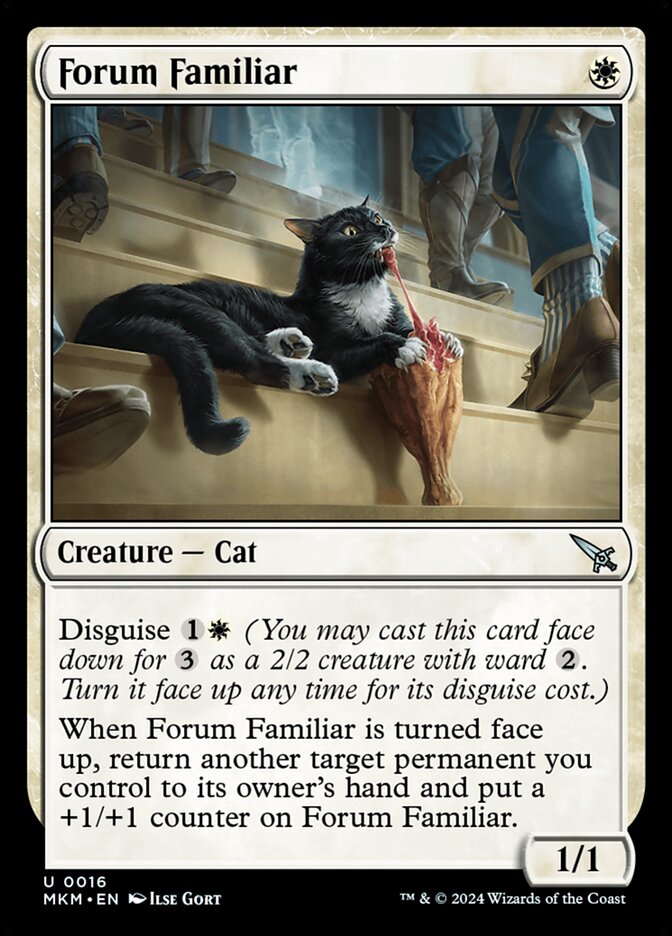 Forum Familiar (Foil) Magic The Gathering