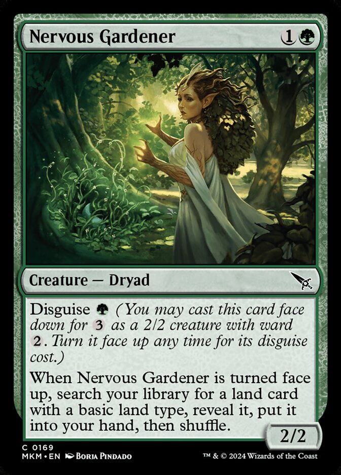 Nervous Gardener Magic The Gathering