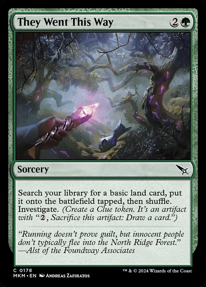 They Went This Way Magic The Gathering