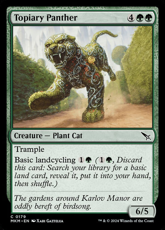 Topiary Panther Magic The Gathering