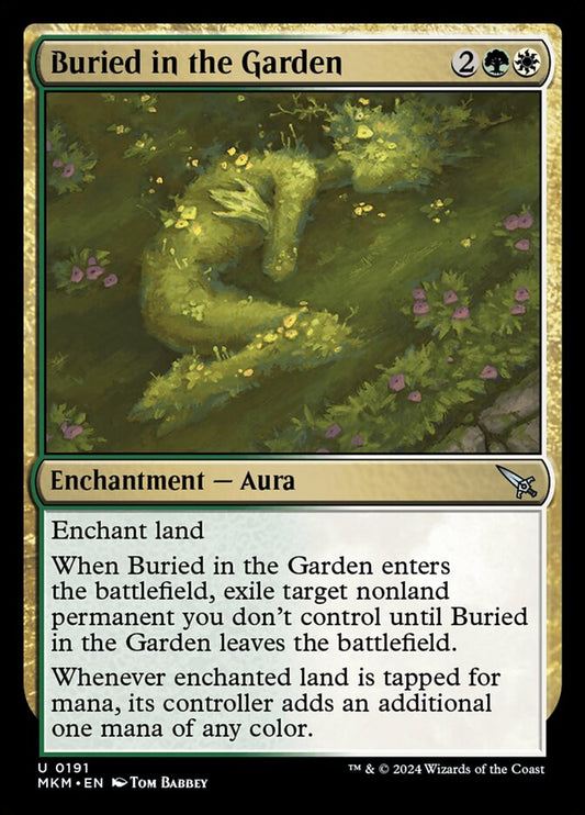 Buried in the Garden Magic The Gathering