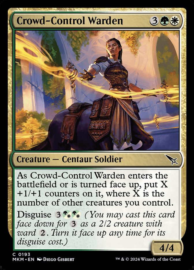 Crowd-Control Warden (Foil) Magic The Gathering