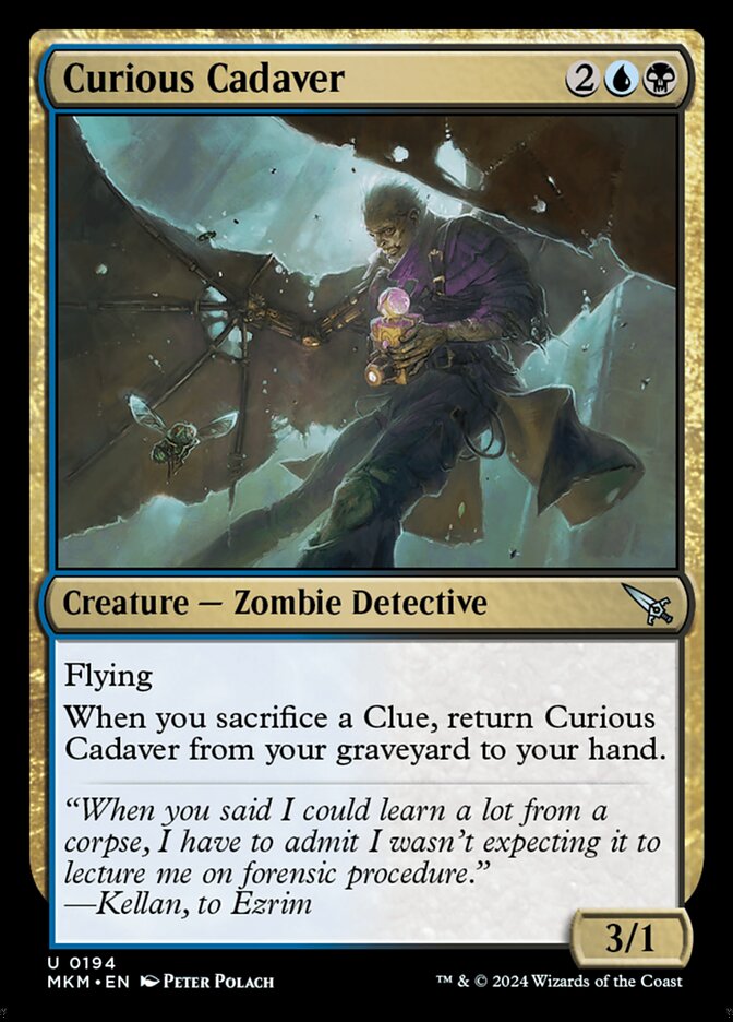 Curious Cadaver (Foil) Magic The Gathering