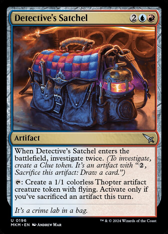 Detective's Satchel Magic The Gathering