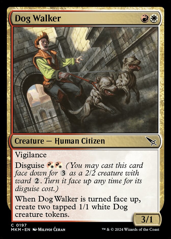 Dog Walker Magic The Gathering