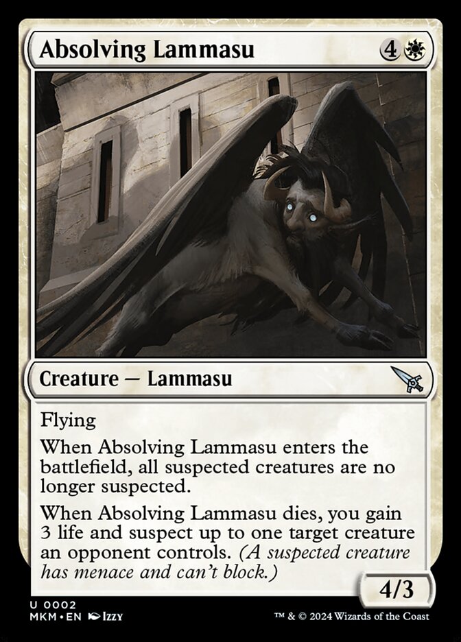 Absolving Lammasu Magic The Gathering