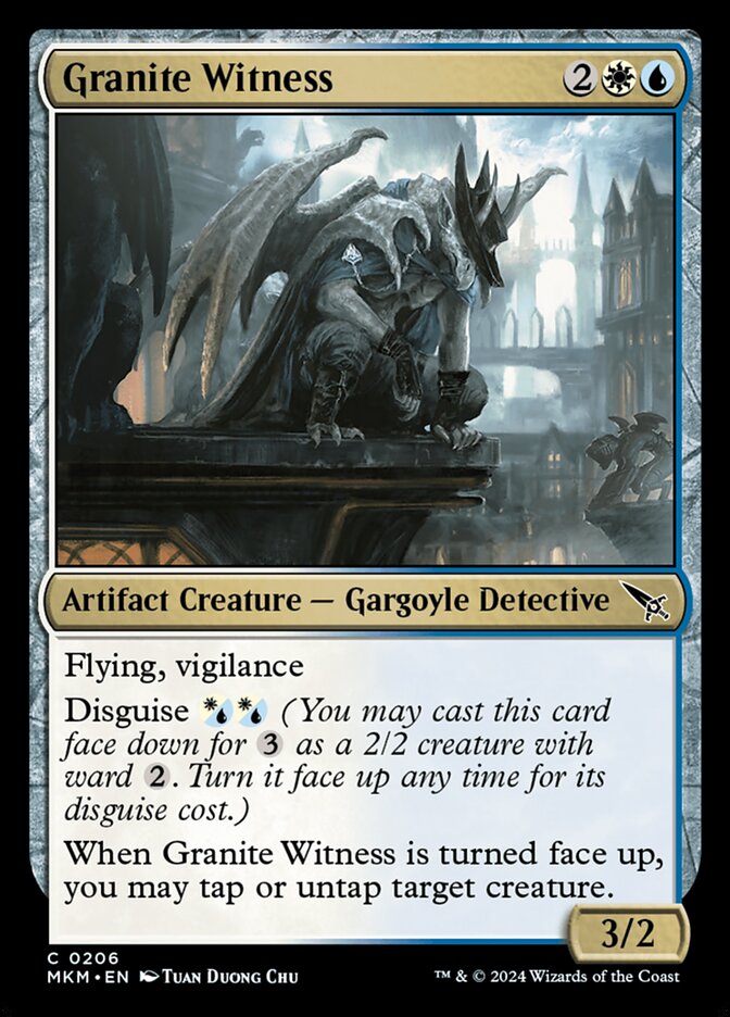 Granite Witness Magic The Gathering