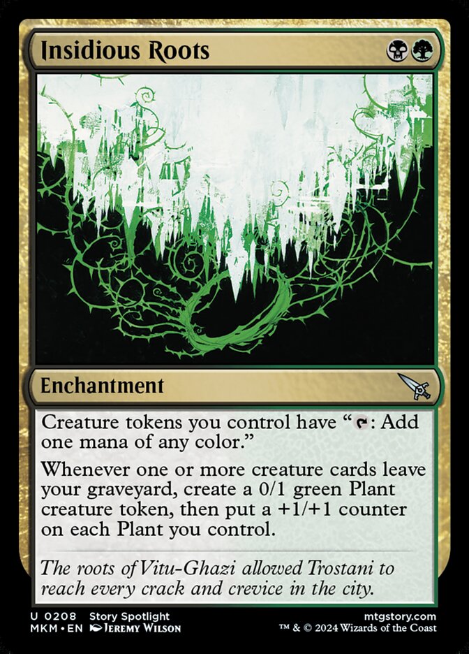 Insidious Roots (Foil) Magic The Gathering