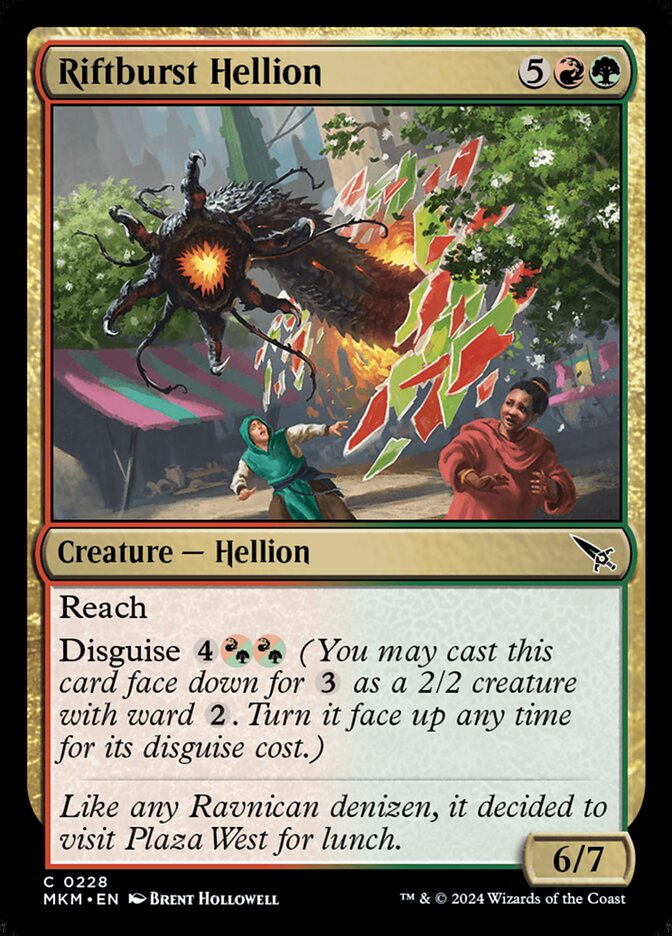 Riftburst Hellion (Foil) Magic The Gathering