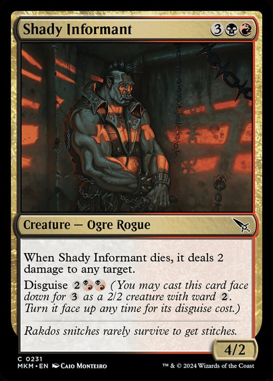 Shady Informant Magic The Gathering