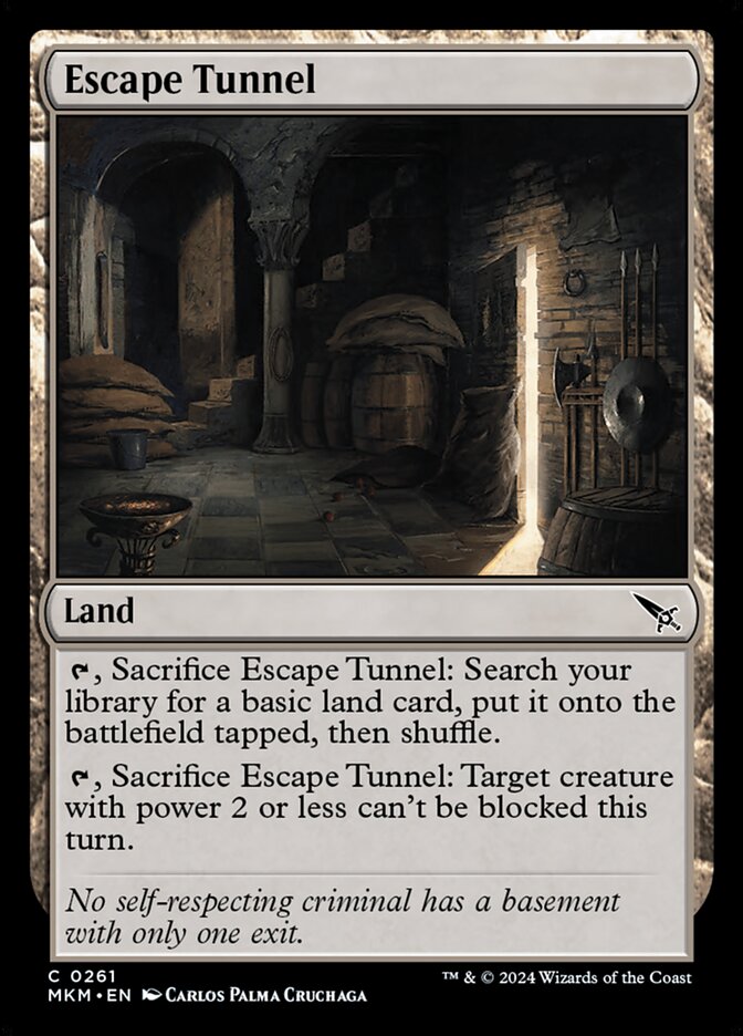 Escape Tunnel Magic The Gathering