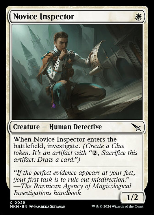 Novice Inspector Magic The Gathering