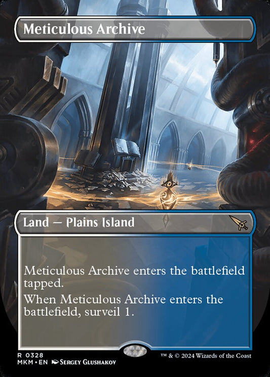 Meticulous Archive (Borderless) Magic The Gathering