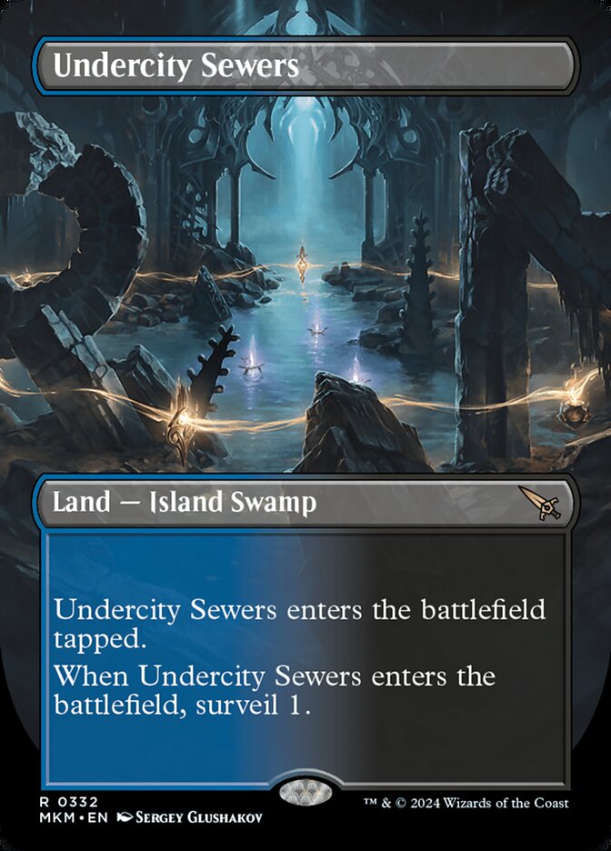 Undercity Sewers (Borderless Foil) Magic The Gathering