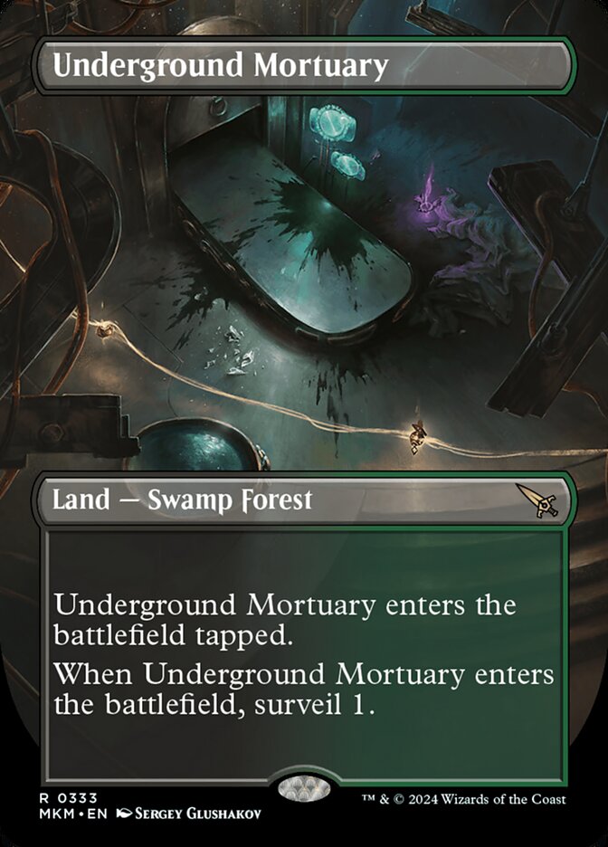 Underground Mortuary (Borderless) Magic The Gathering