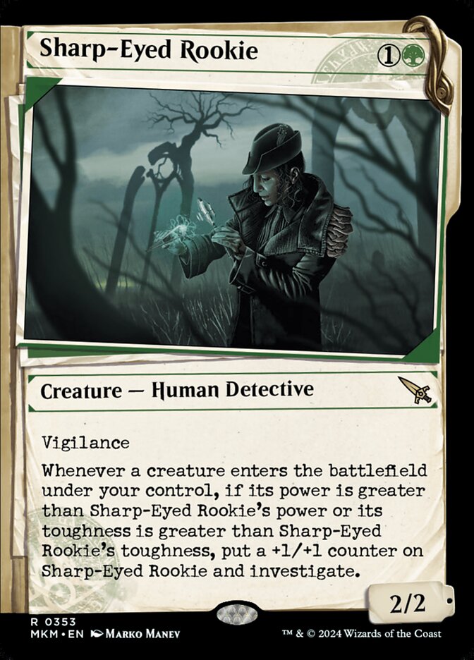 Sharp-Eyed Rookie (Showcase) Magic The Gathering