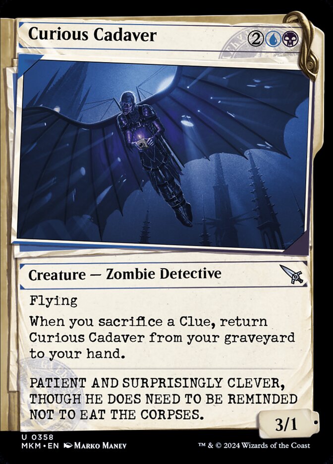 Curious Cadaver (Showcase) Magic The Gathering