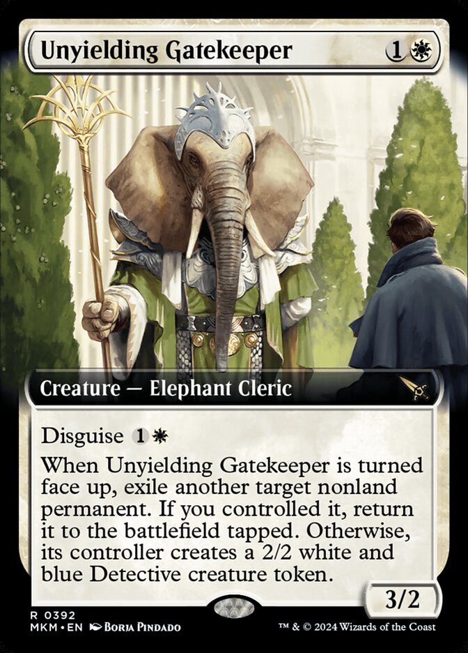 Unyielding Gatekeeper (Extended Foil) Magic The Gathering