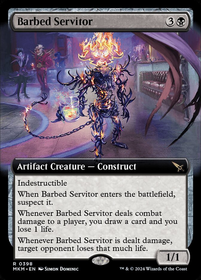 Barbed Servitor (Extended) Magic The Gathering