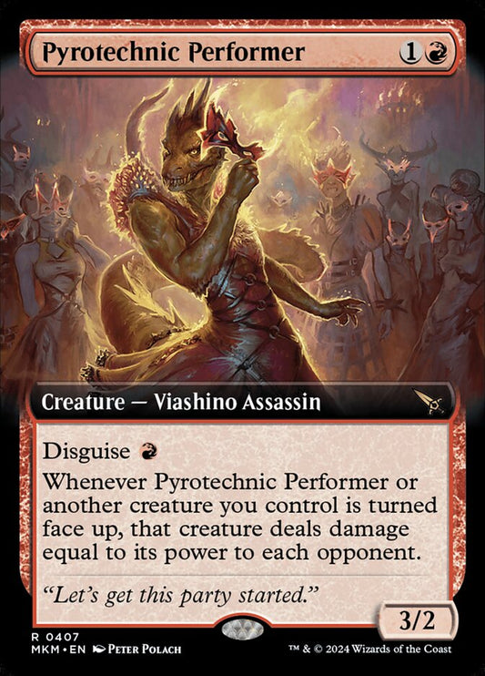 Pyrotechnic Performer (Extended) Magic The Gathering