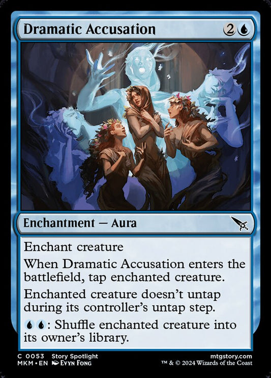 Dramatic Accusation Magic The Gathering