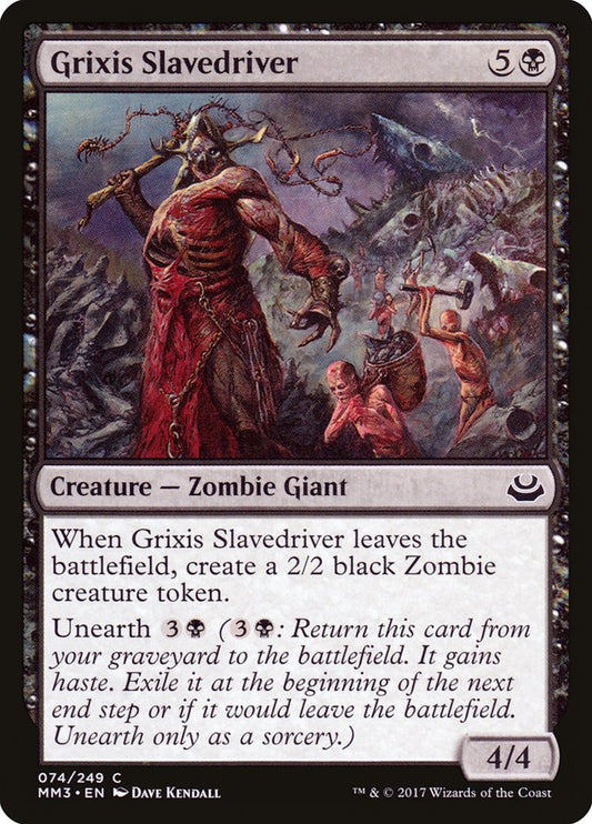 Grixis Slavedriver Magic The Gathering