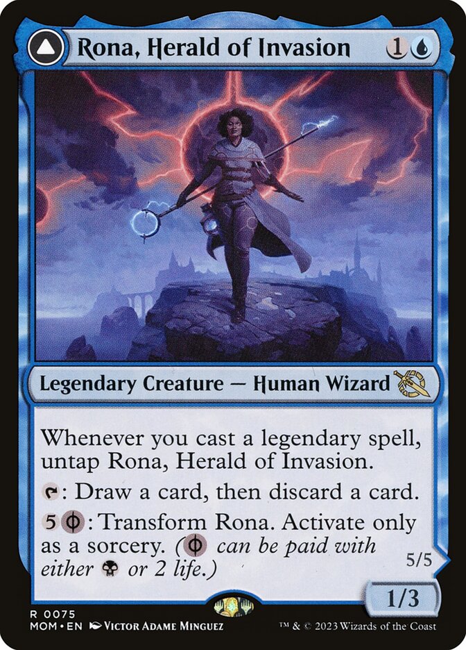 Rona, Herald of Invasion // Rona, Tolarian Obliterator Magic The Gathering