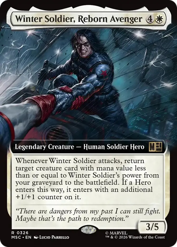 Winter Soldier, Reborn Avenger (Extended Art) (Marvel Super Heroes Commander) Armchair Generals