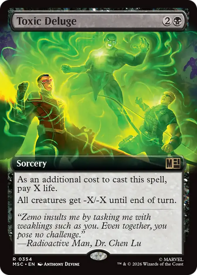 Toxic Deluge (Extended Art) [Marvel Superheroes Commander] Armchair Generals