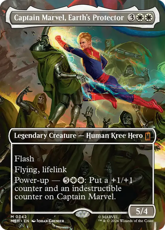 Captain Marvel, Earth's Protector (Borderless Scene) [Marvel Super Heroes] Armchair Generals