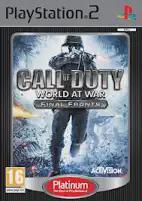 Call Of Duty World At War Playstaion 2 Armchair Generals