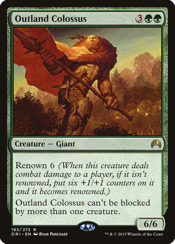 Outland Colossus Magic The Gathering