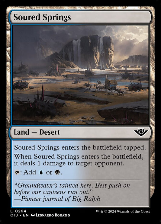 Soured Springs (Foil) Magic The Gathering