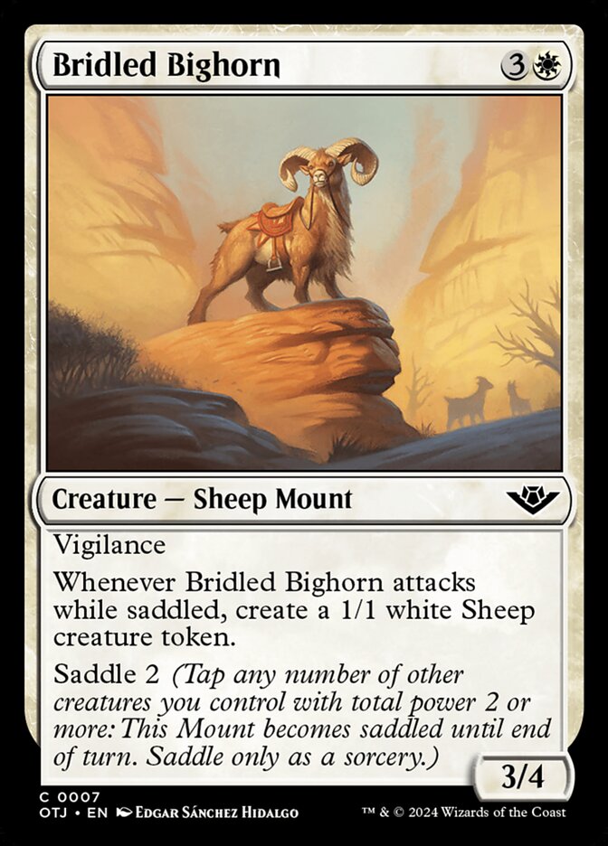 Bridled Bighorn (Foil) Magic The Gathering