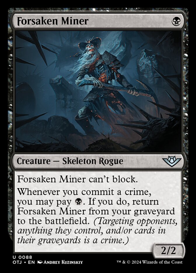 Forsaken Miner (Foil) Magic The Gathering