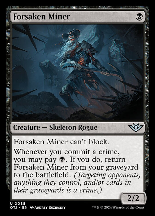 Forsaken Miner (Foil) Magic The Gathering