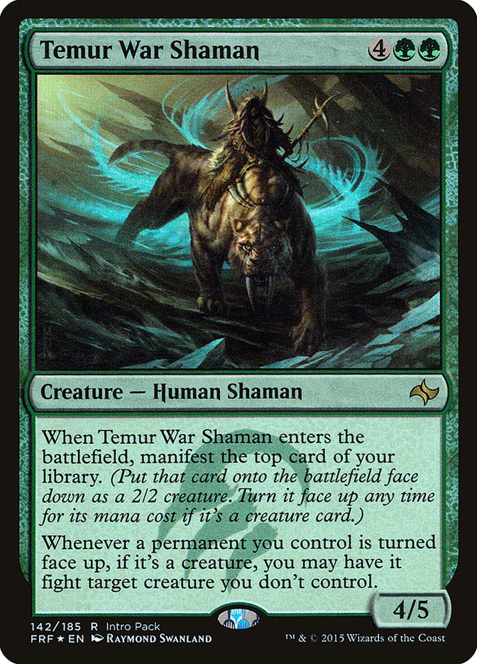 Temur War Shaman (Promo Foil) Magic The Gathering