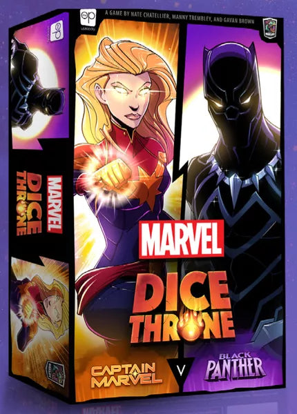 Marvel - Dice Throne - Captain Marvel VS Black Panther Marvel