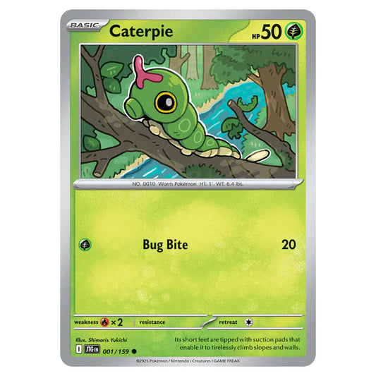 Pokemon - Scarlet & Violet - Journey Together - Caterpie - 001/159 Pokemon