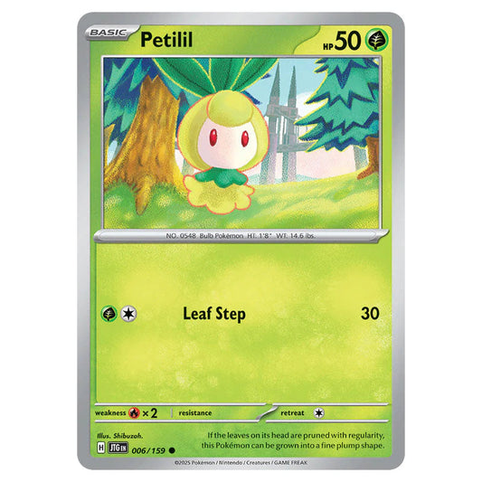 Pokemon - Scarlet & Violet - Journey Together - Petilil - 006/159 Pokemon
