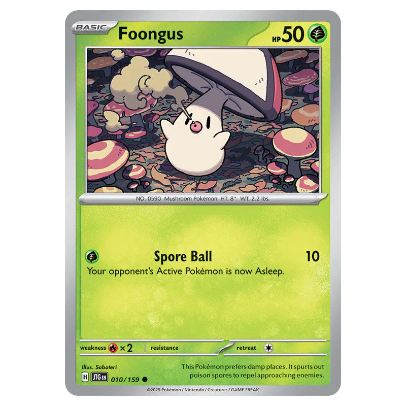 Pokemon - Scarlet & Violet - Journey Together - Foongus - 010/159 Pokemon