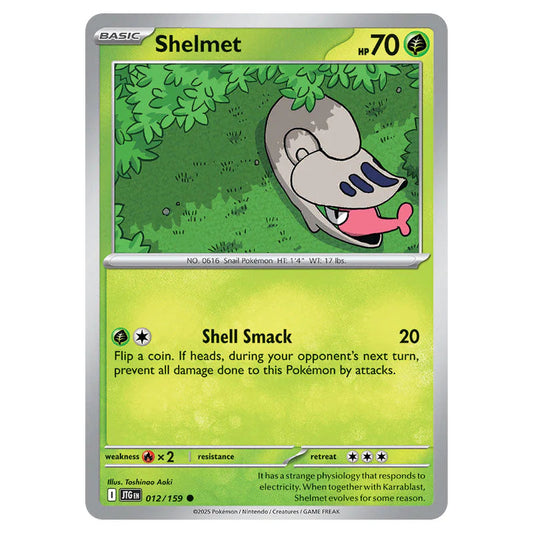 Pokemon - Scarlet & Violet - Journey Together - Shelmet - 012/159 Pokemon
