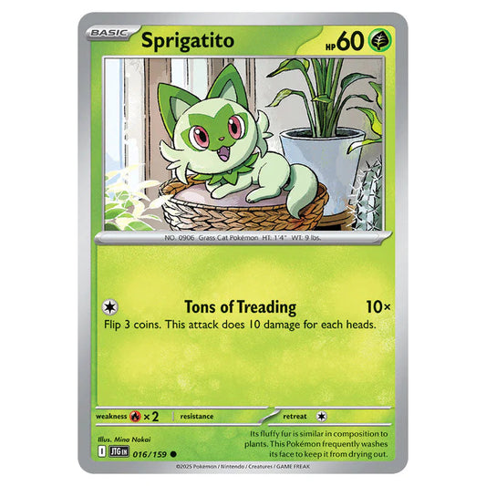 Pokemon - Scarlet & Violet - Journey Together - Sprigatito - 016/159 Pokemon