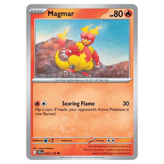 Pokemon - Scarlet & Violet - Journey Together - Magmar - 020/159 Pokemon