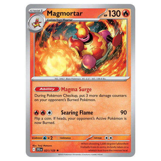 Pokemon - Scarlet & Violet - Journey Together - Magmortar - 021/159 Pokemon