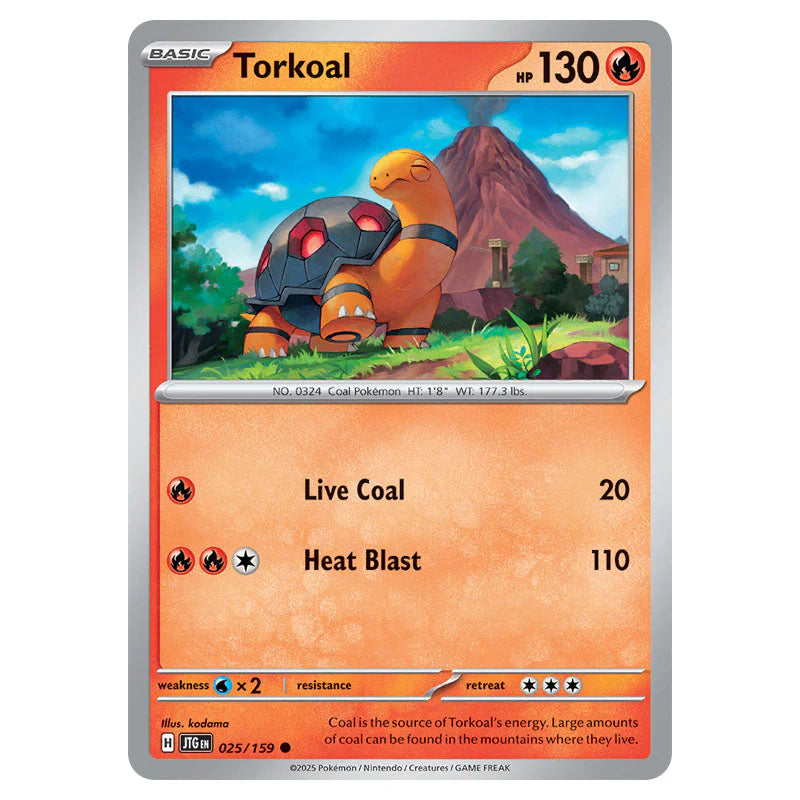 Pokemon - Scarlet & Violet - Journey Together - Torkoal - 025/159 Pokemon
