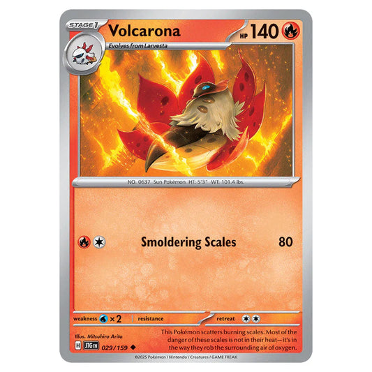 Pokemon - Scarlet & Violet - Journey Together - Volcarona - 029/159 Pokemon