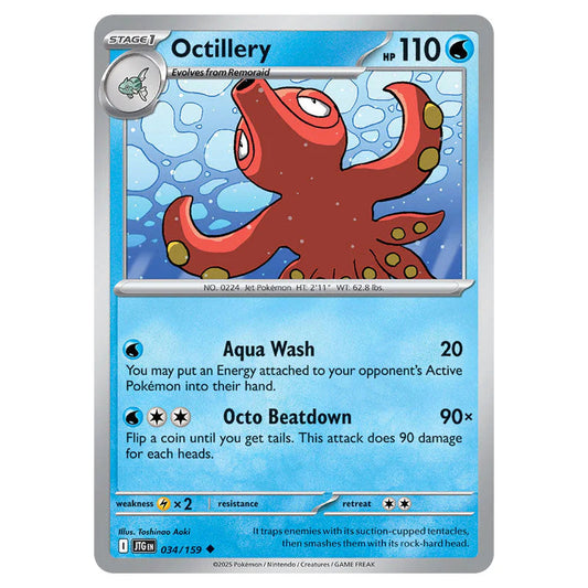 Pokemon - Scarlet & Violet - Journey Together - Octillery - 034/159 Pokemon