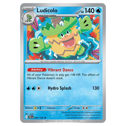 Pokemon - Scarlet & Violet - Journey Together - Ludicolo - 037/159 Pokemon